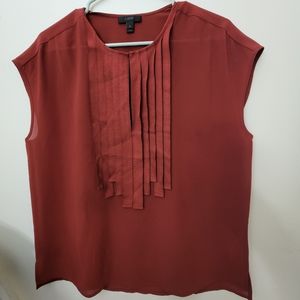 Jcrew brick red size 2 blouse